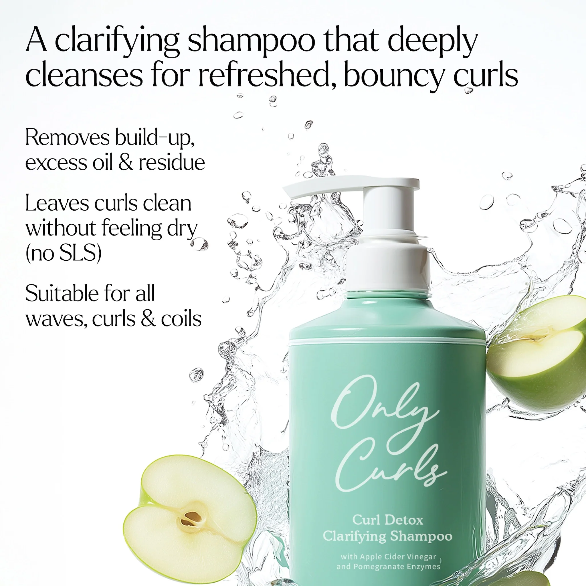 Only Curls Curl Detox Clarifying Shampoo - Image 3
