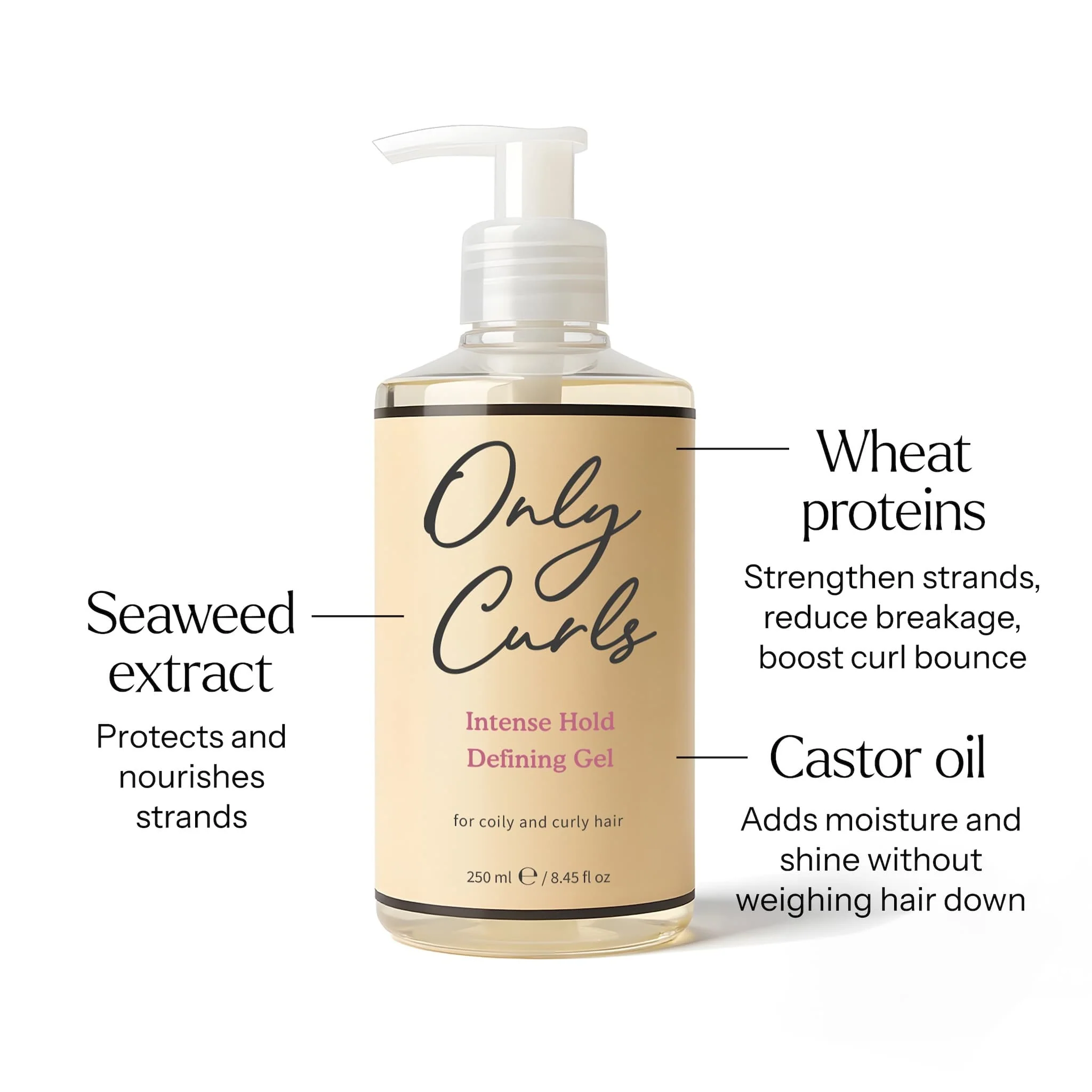 Only Curls Intense Hold Defining Gel - Image 6