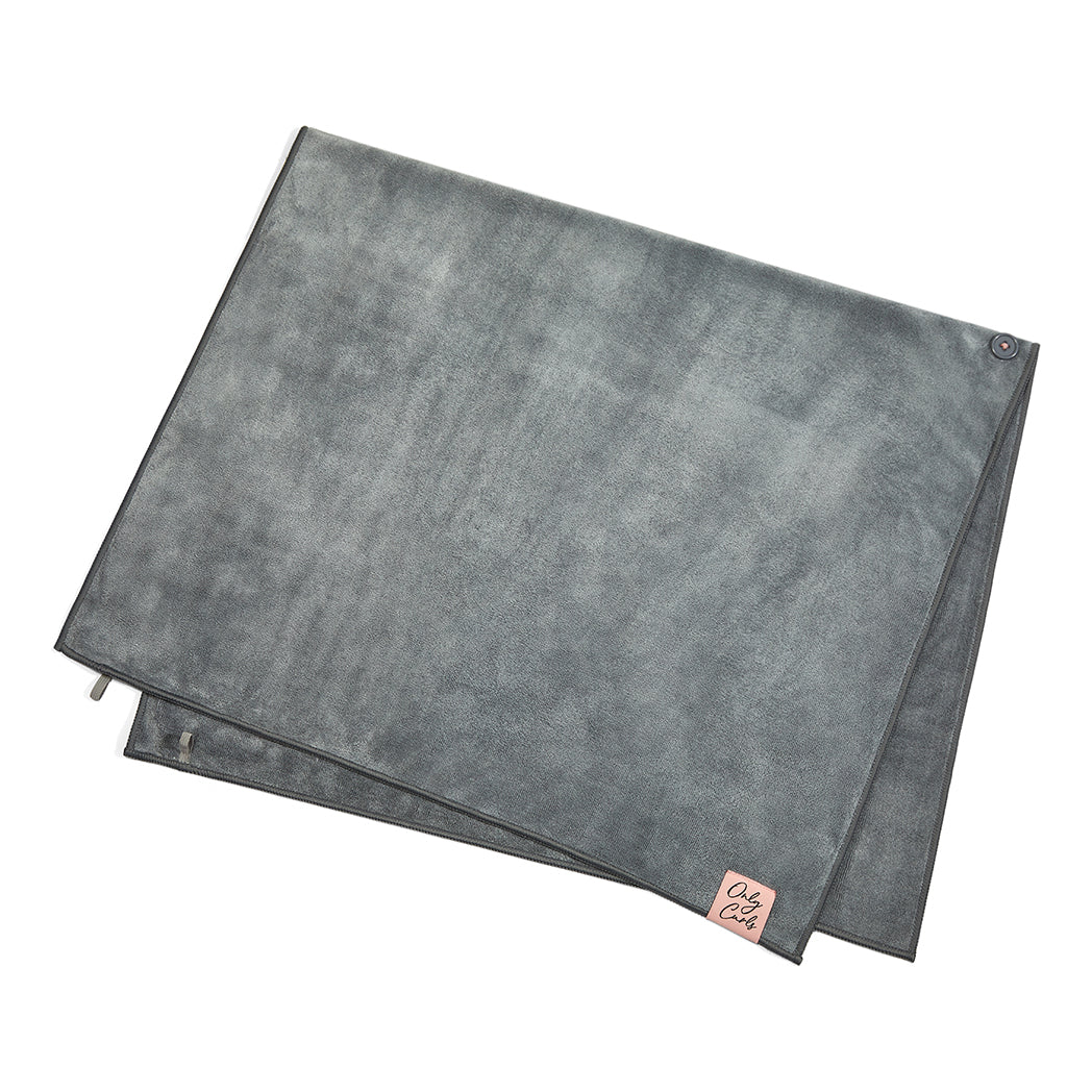 Only Curls Microfibre Hair Towel - Grey - Image 4