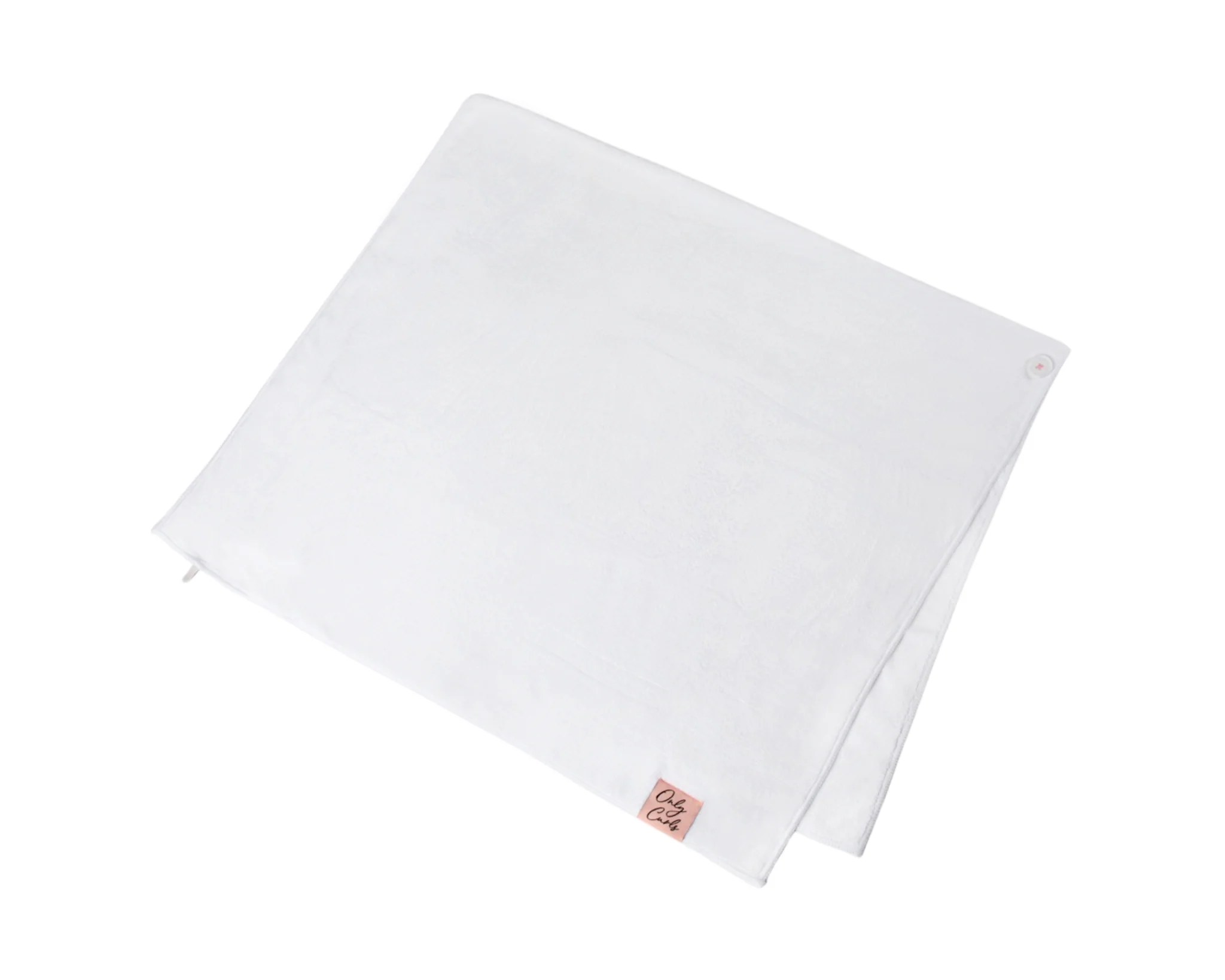 Only Curls Microfibre Hair Towel - White - Image 3