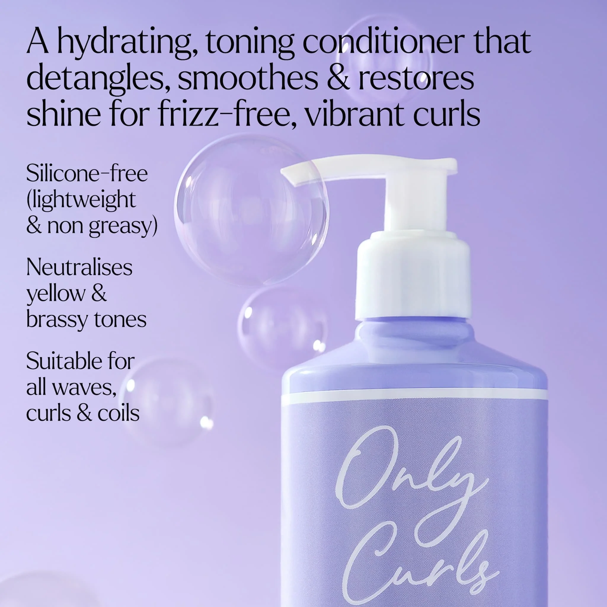 Only Curls Purple Curl Conditioner - Image 3