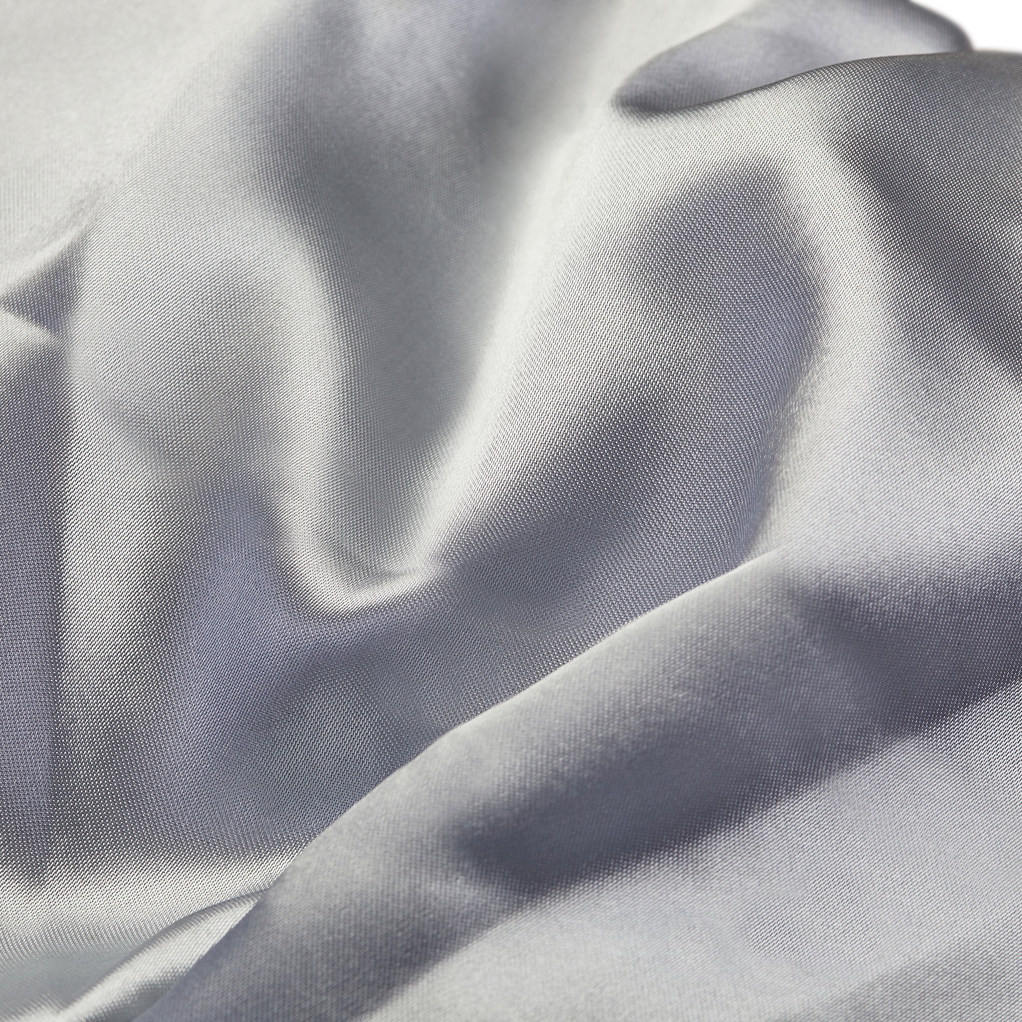 Only Curls Satin Lined Knitted Beanie Hat - Grey with Pom Pom - Image 7