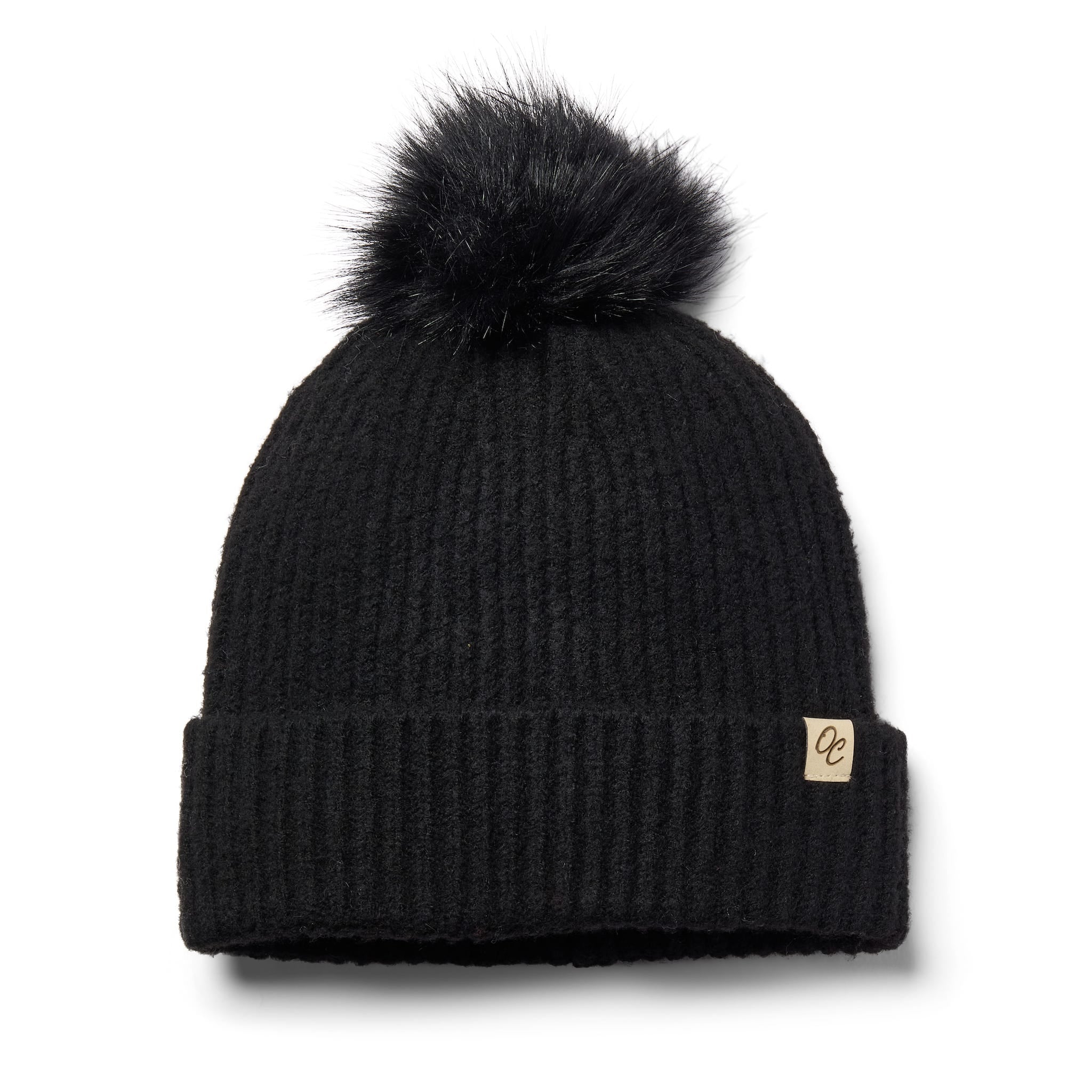 Only Curls Satin Lined Pom Beanie and Snood Set - Sadie in Black - Image 4