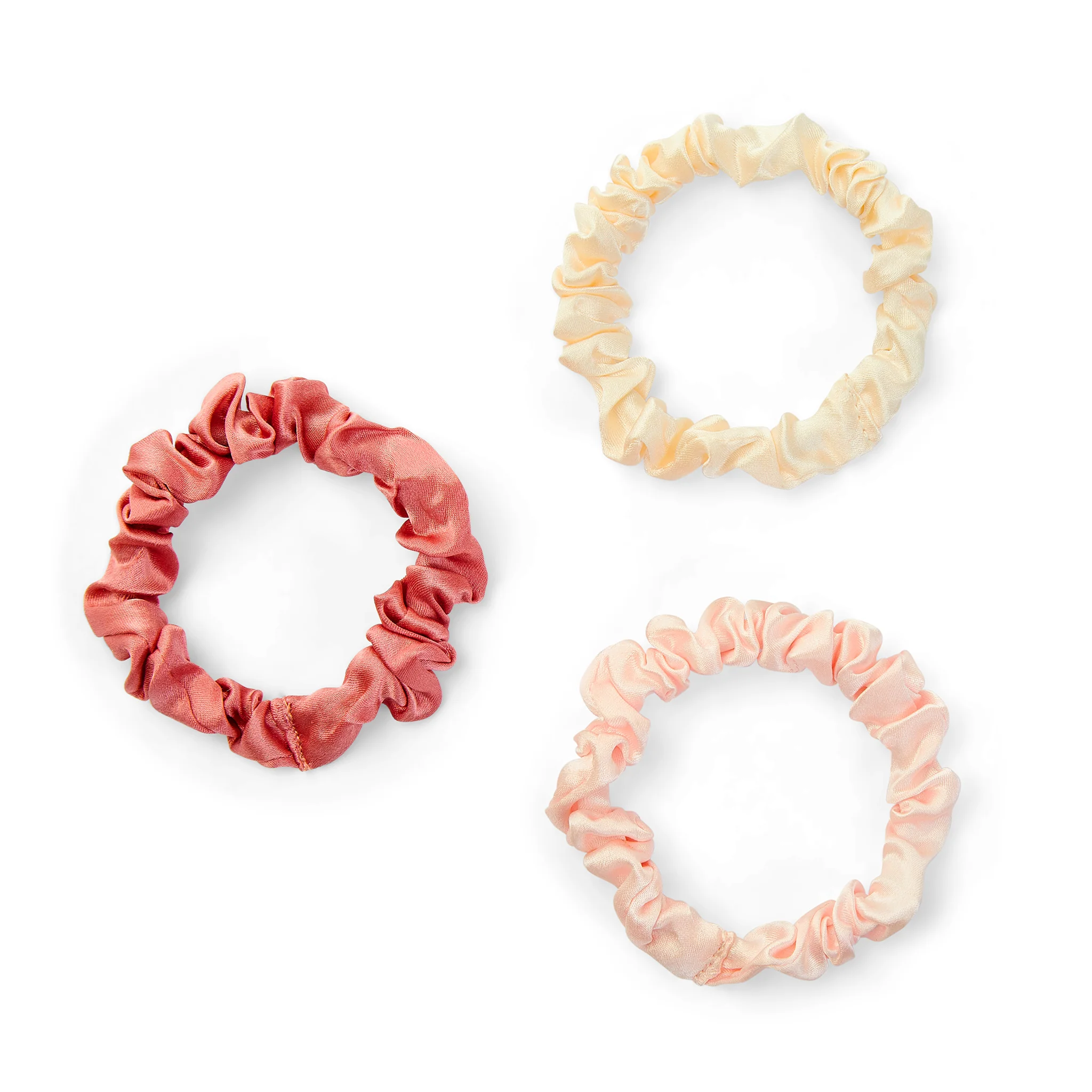 Only Curls Silk Scrunchies (Mini) - Rose Multi - Image 3
