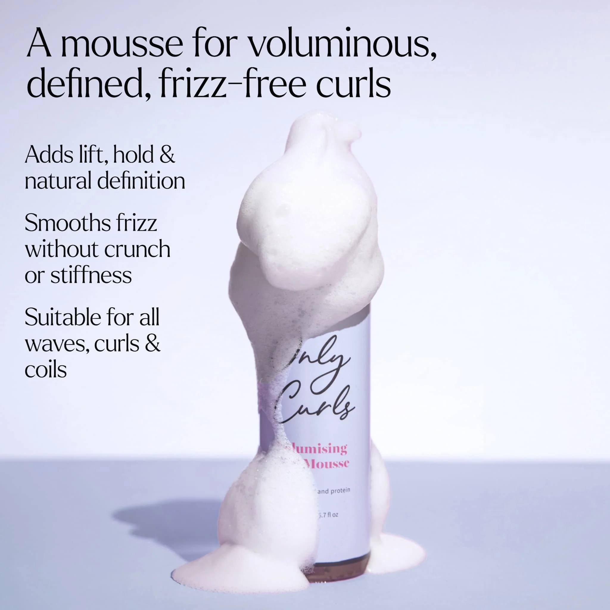 Only Curls Volumising Curl Mousse - Image 3