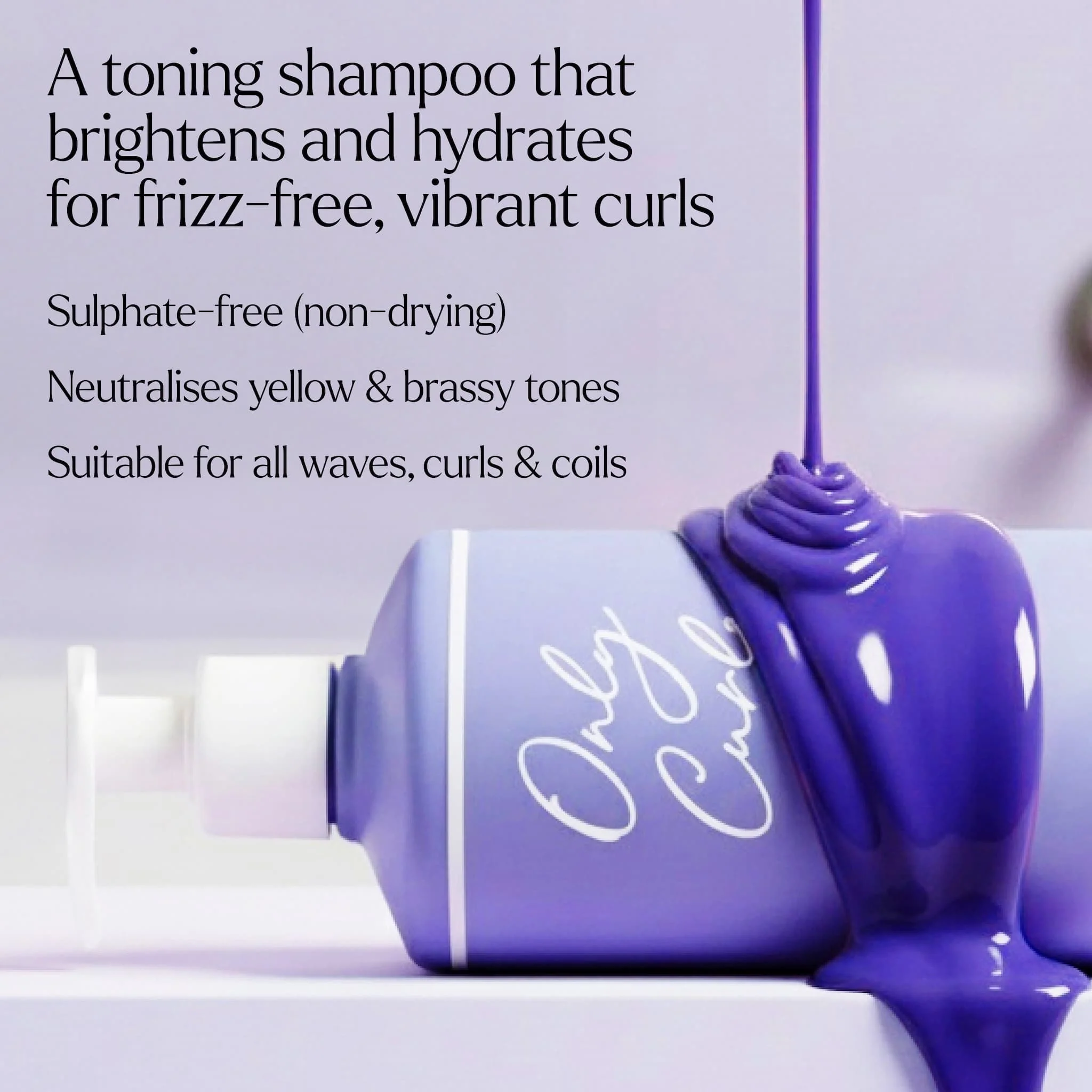 Only Curls Purple Curl Cleanser - Image 3